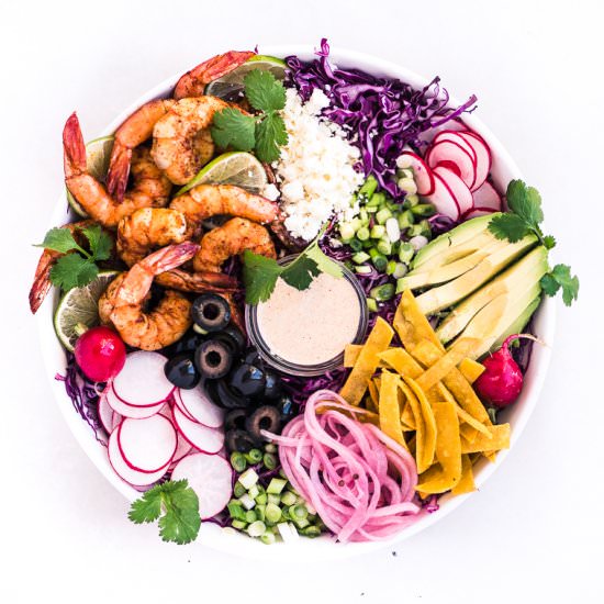 Shrimp Taco Salad