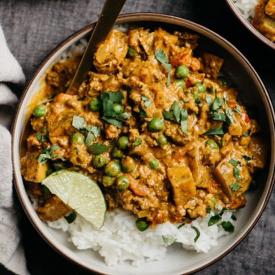 Ground Beef Keema Curry