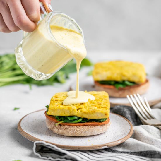 Vegan Eggs Benedict