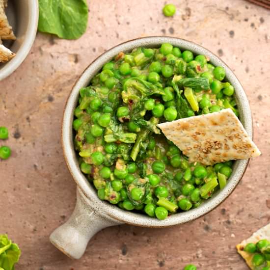 Fresh Spring Pea Leaf Cazuela