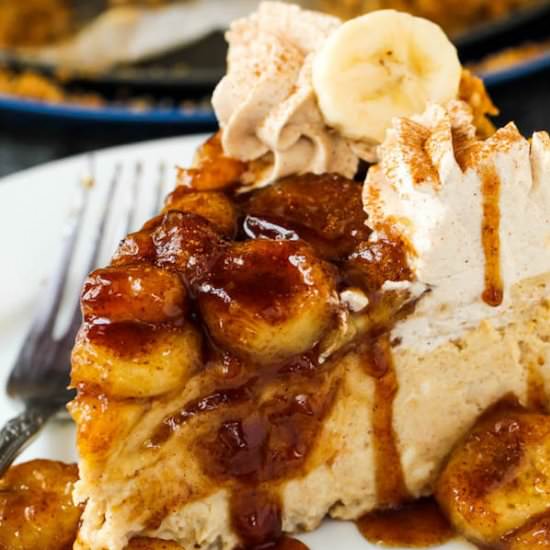 Bananas Foster Cheesecake