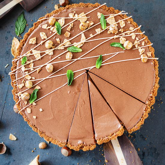 Chocolate Hazelnut Mousse Tart