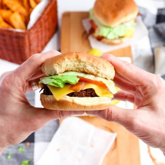 Homemade Vegan Burgers