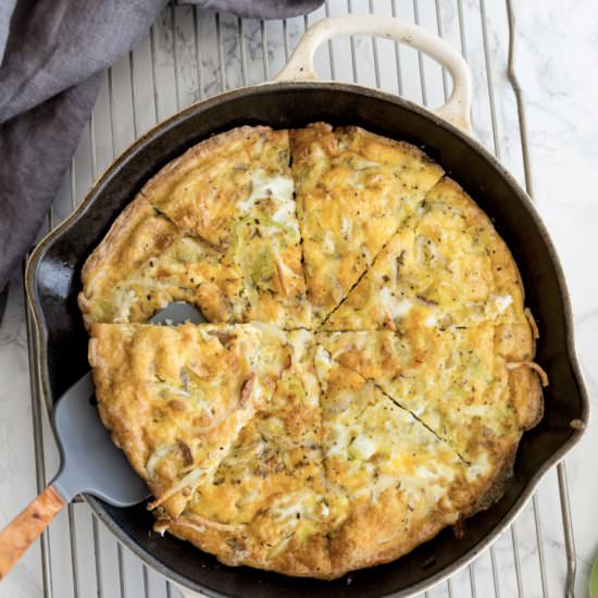 Potato and Leek Frittata