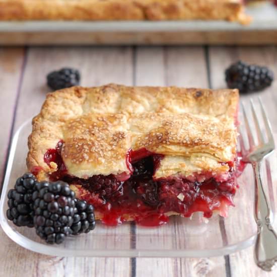 Blackberry Slab Pie