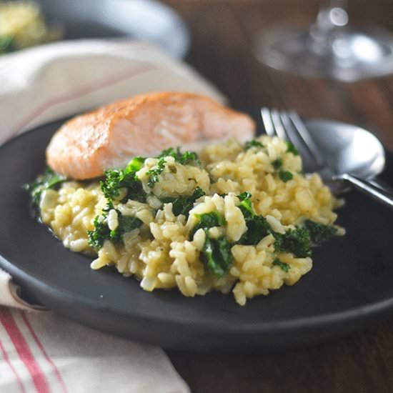 Butternut Squash Kale Risotto
