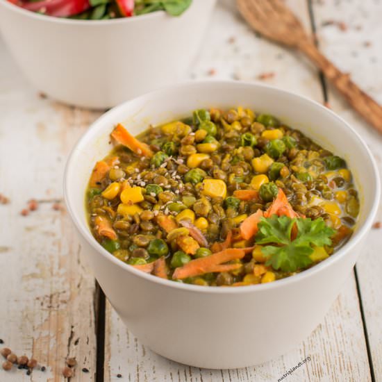 Simple Vegan Lentil Stew