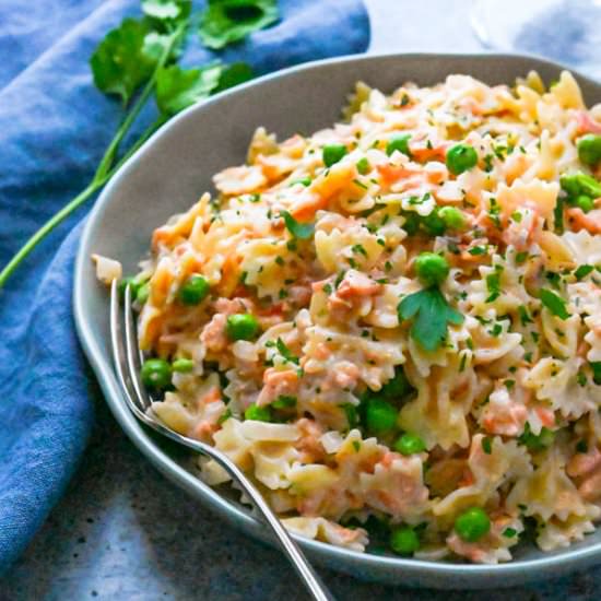 Aunt Rose’s Smoked Salmon Pasta