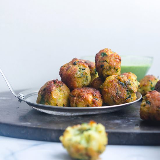 Zucchini & Split Chickpea Falafel