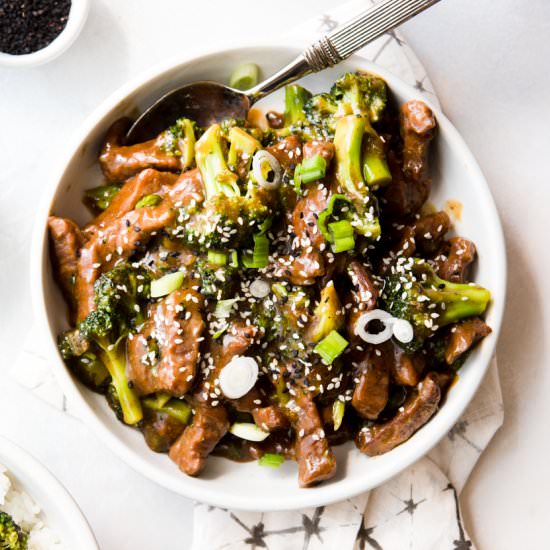 Instant Pot Beef & Broccoli