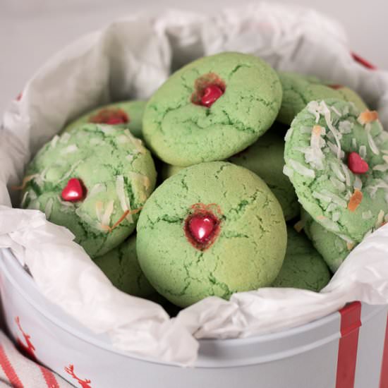 Grinch Sugar Cookies