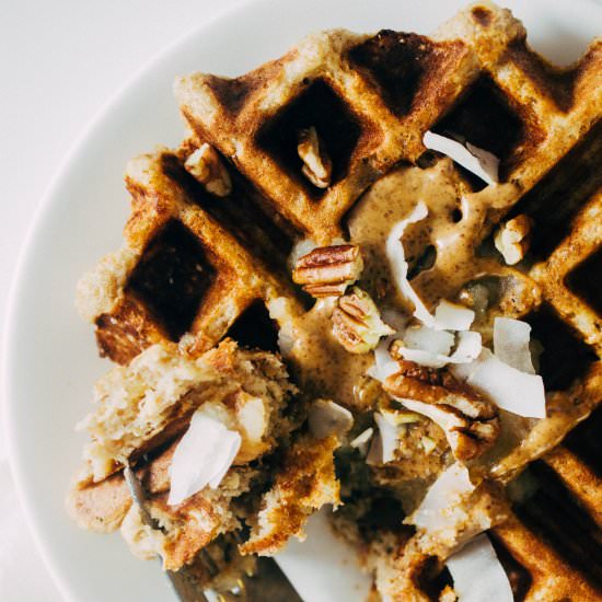Belgian Style Spelt Waffles