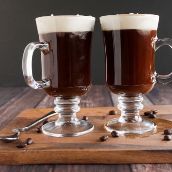 easy coconut Irish coffee
