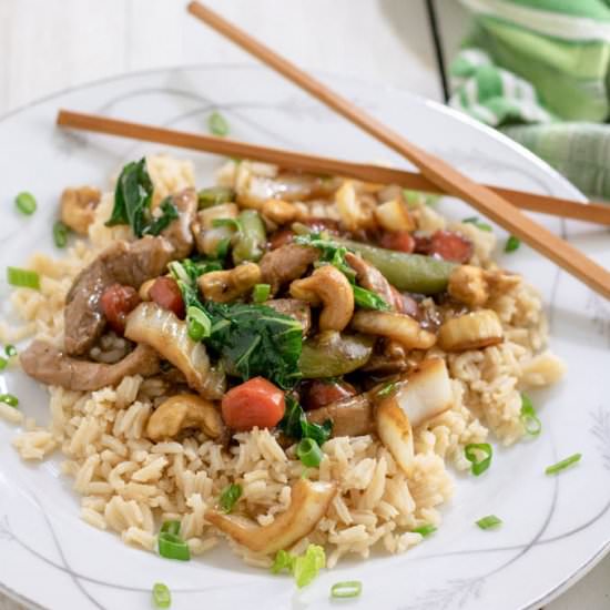 Cashew Pork Stir Fry