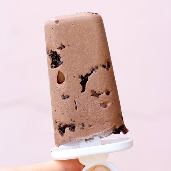 Healthy Chocolate Fudgesicles