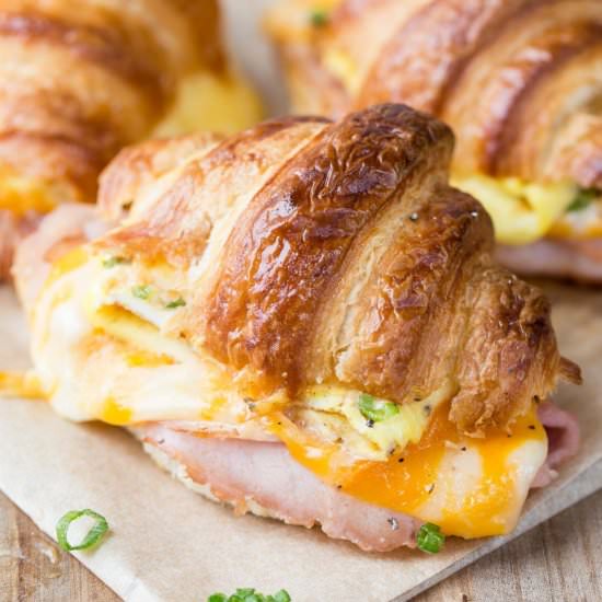 Ham Cheese Croissant Sandwich