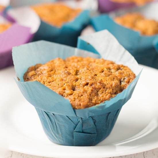 Tomato Soup Spice Cake Muffins