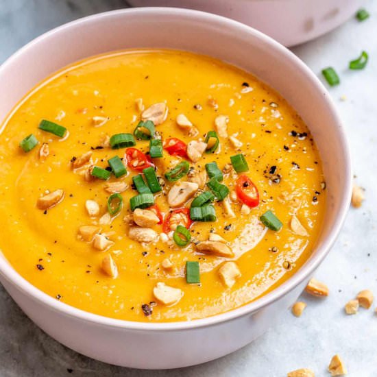 Vegan Thai Spicy Sweet Potato Soup
