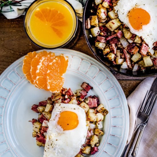 Restaurant Style Corned Beef Hash