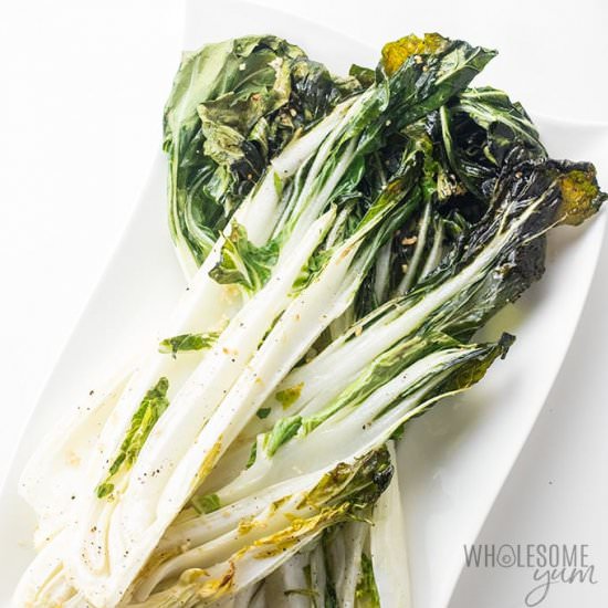 easy oven roasted bok choy