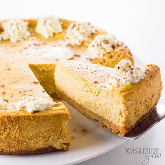 Keto Pumpkin Cheesecake