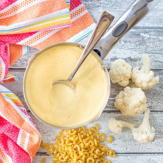 Easy Nut Free Vegan Cheese Sauce