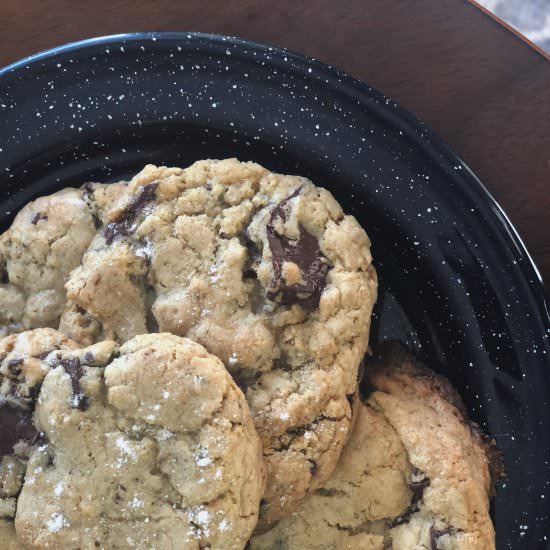 Chocolate Orange Oatmeal Cookies