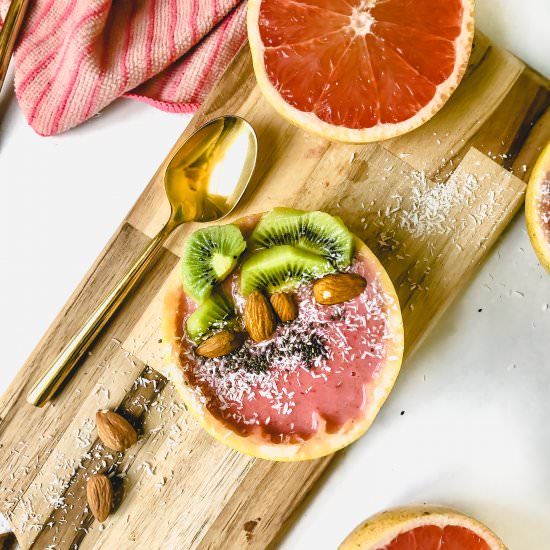 Grapefruit Smoothie Bowls (vegan)