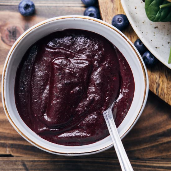 Vegan Blueberry Ketchup