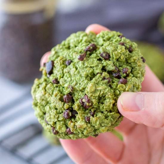Matcha Chocolate Chip Cookies