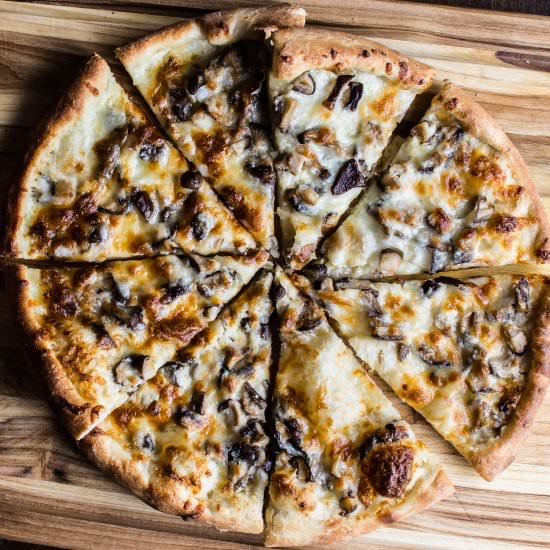 Wild Mushroom White Pizza
