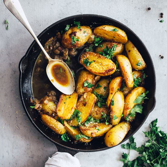 Braised Fingerling Potatoes