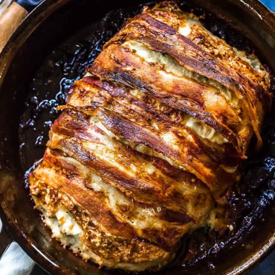 Keto Jalapeno Popper Meatloaf