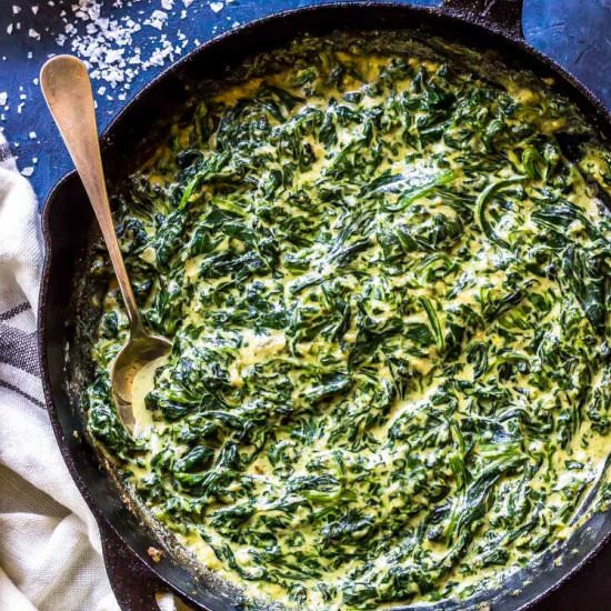 Keto Creamed Spinach