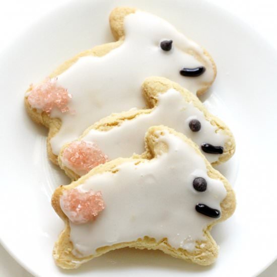 GF/V Easter Bunny Sugar Cookies