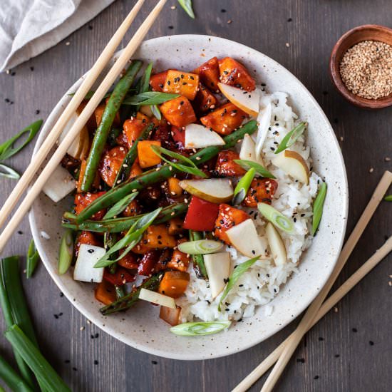 Spicy Korean Chicken Bowls