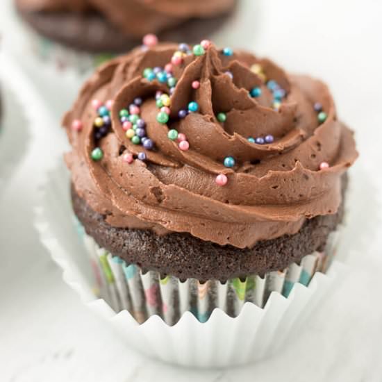 Chocolate Buttercream Cupcakes