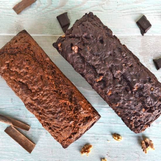 Vegan Banana Bread Two Ways
