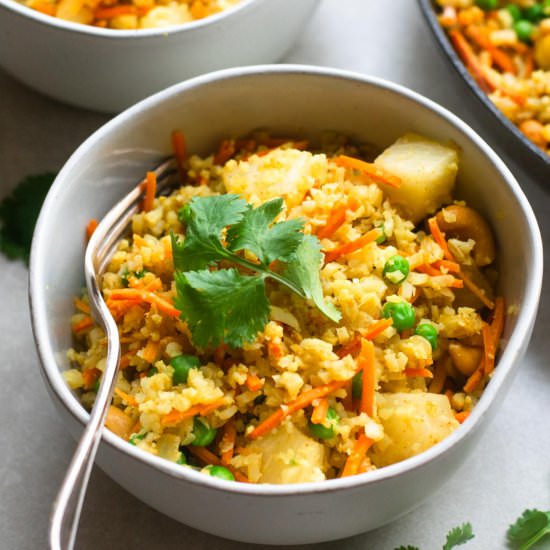 Pineapple Cauliflower Rice