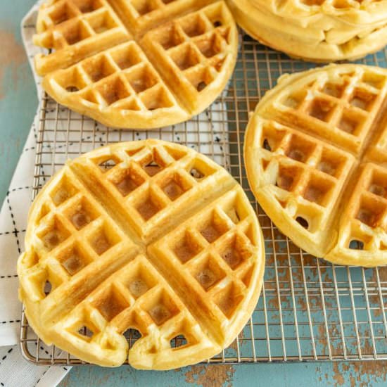 Light and Fluffy Belgian Waffles