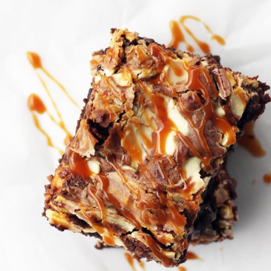 Swirl Dark Chocolate Brownies