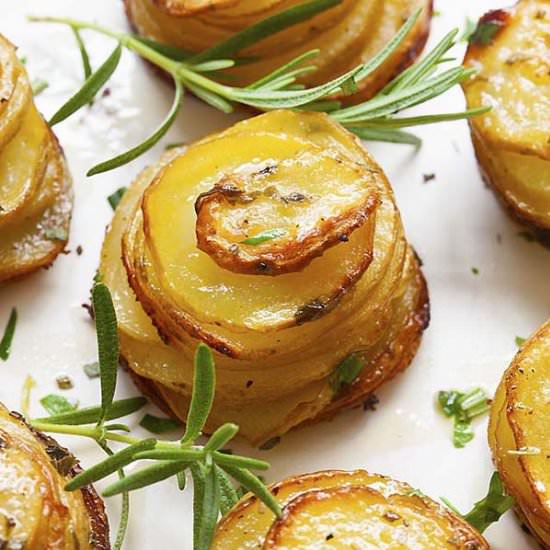 Crispy Potato Stacks