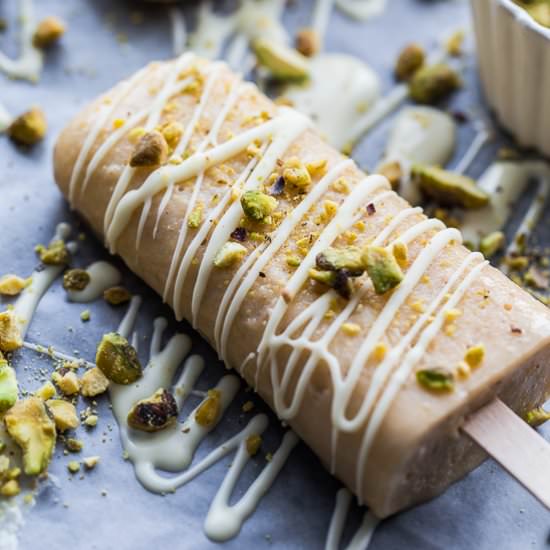 Orange Pineapple Nice Cream Pops