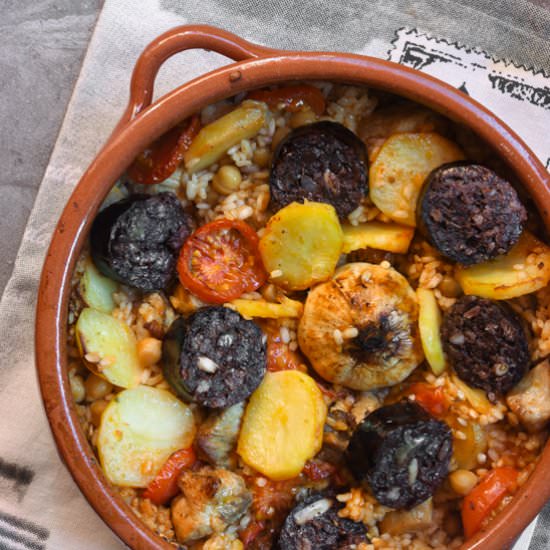 Baked rice