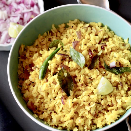 Poha (Flattened Rice Snack)