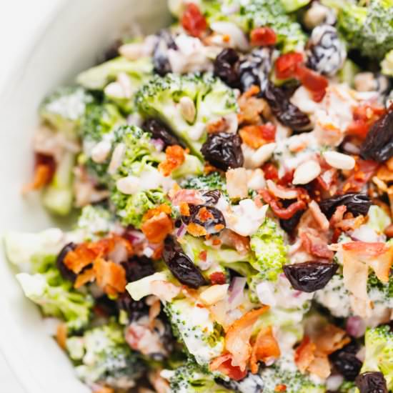 The Best Keto Broccoli Salad