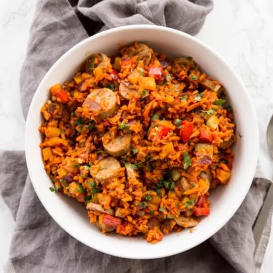 Sweet Potato Dirty Rice