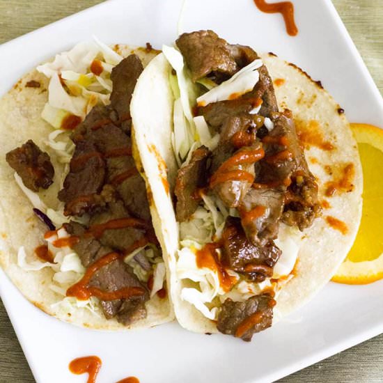 Korean BBQ Tacos