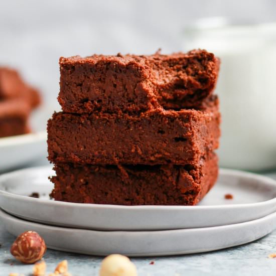 Vegan Nutella Brownies {Paleo}