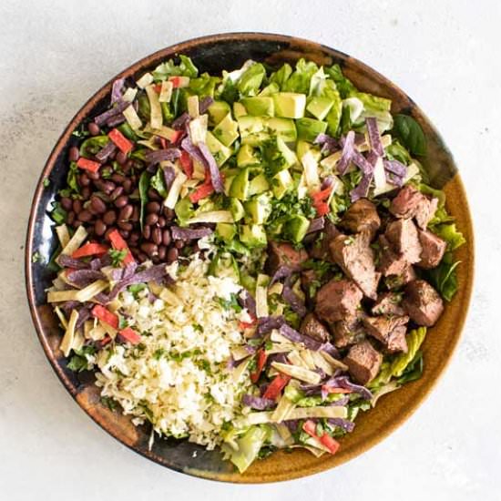 Steak Taco Salad